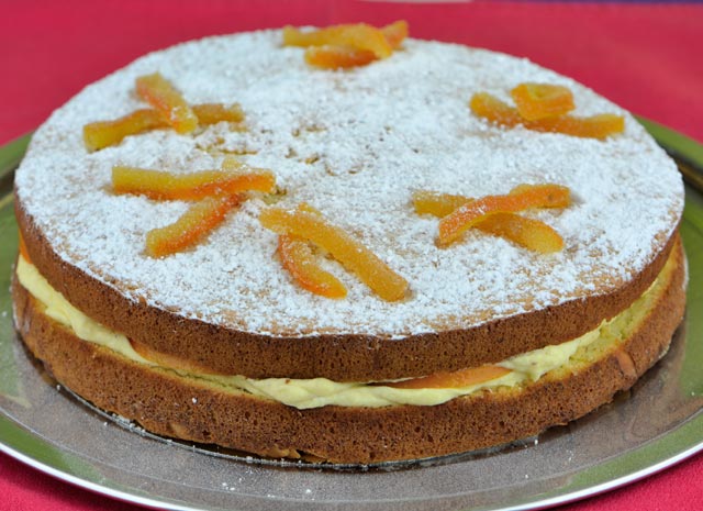 recette facile de Gâteau à la crème d’orange
