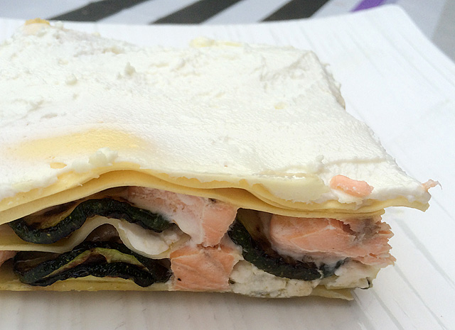 recette facile de Lasagnes au saumon