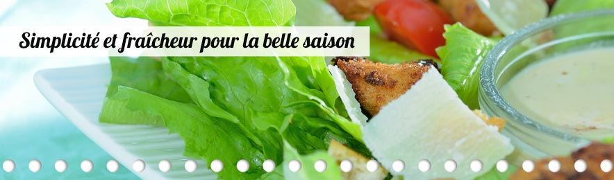 les salades pour des déjeuners fraîcheur...