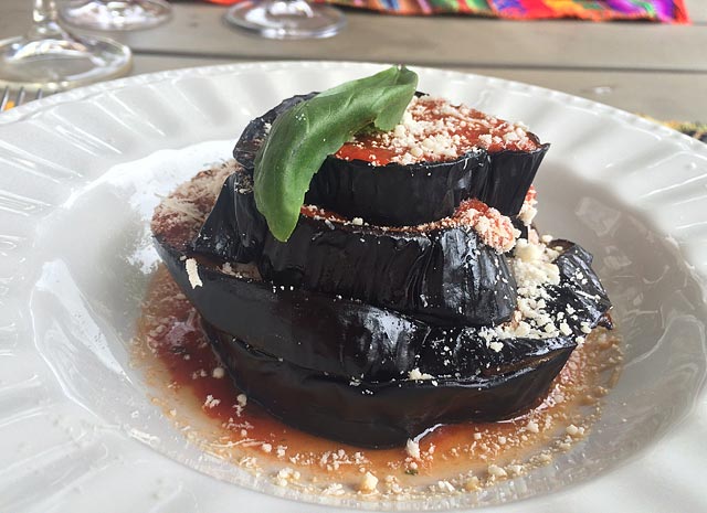 recette de Millefeuille aubergines à la parmigiana