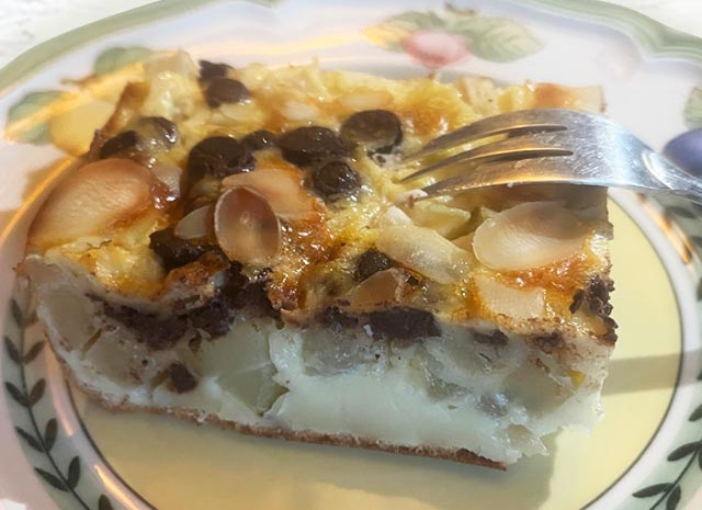 recette de cuisine facile de Clafoutis poires chocolat