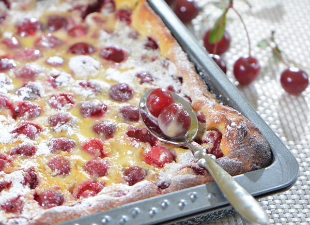 Clafoutis-aux-cerisesexcellent dessert de printemps