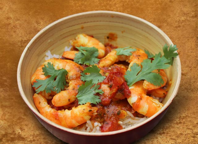 recette de Crevettes Thaï