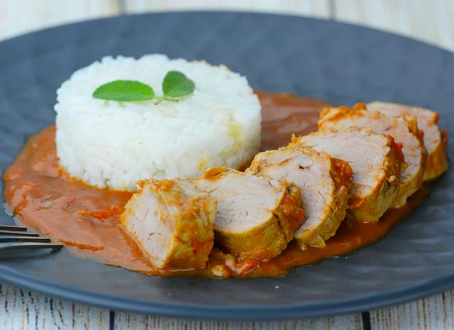 recette facile de Curry de porc à la tomate