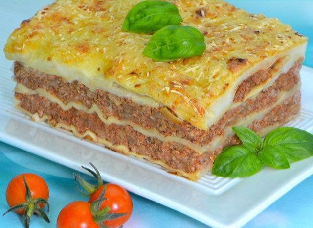 le printemps retrouve ses couleurs avec Lasagnes-gorgonzola