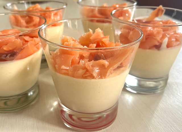 recette de cuisine facile de Mousseline d’asperges au saumon