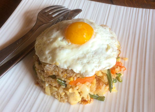 recette de Nasi goreng