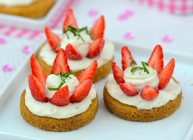 recette express facile de Palets bretons aux fraises