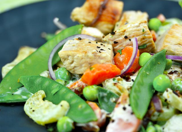 recette facile de Poulet aux petits légumes