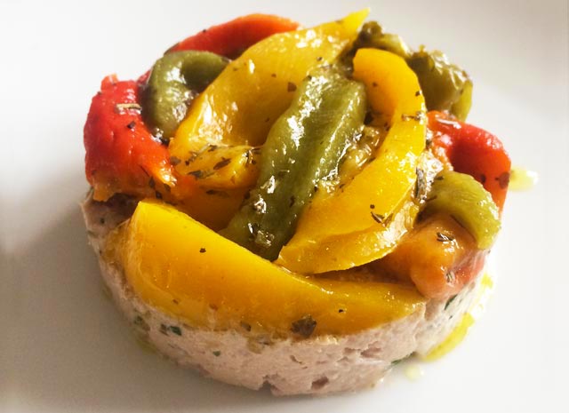 recette facile de Rillettes de thon et poivrons confits