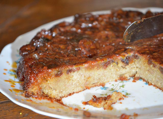 Tatin-bananes-rhum-raisinsexcellent dessert de printemps