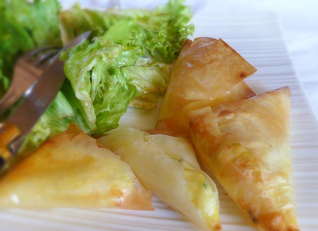 recette facile de Tyropita ou friand au fromage