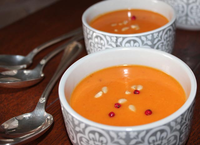 recette de Velouté butternut châtaignes